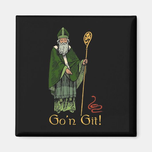 Gon Git Funny St Patricks Day Magnet (Vorne)