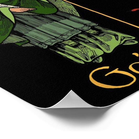Gon Git Funny St Patricks Day Poster (Ecke)