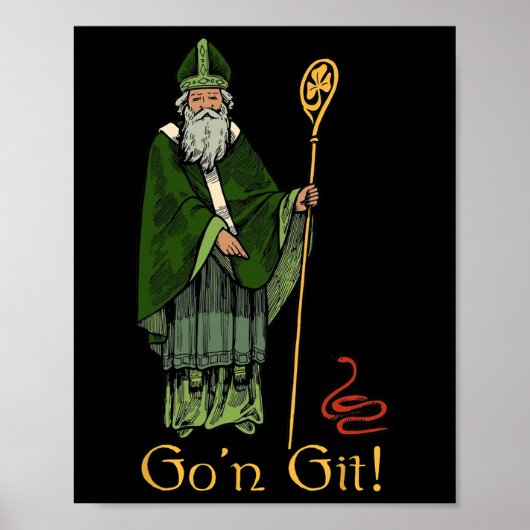Gon Git Funny St Patricks Day Poster (Vorne)