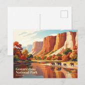 Gonarezhou-Nationalpark Simbabwe Postkarte (Vorne/Hinten)