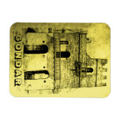 Gondar Äthiopien Magnet (Horizontal)