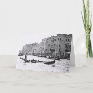 Gondel-Canal Grande-Gruß-Karte Venedigs Italien Karte