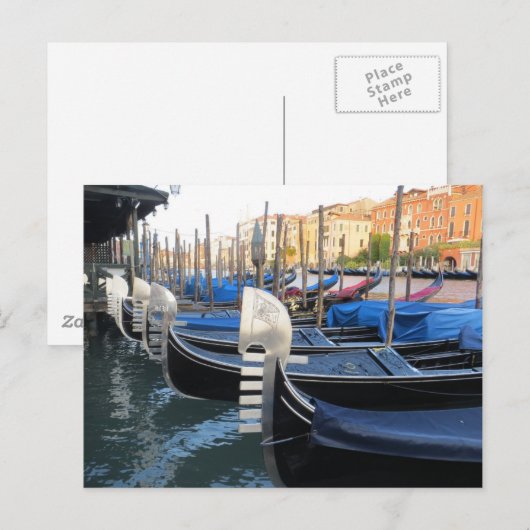 Gondel, Gondeln! Postkarte (Vorne/Hinten)