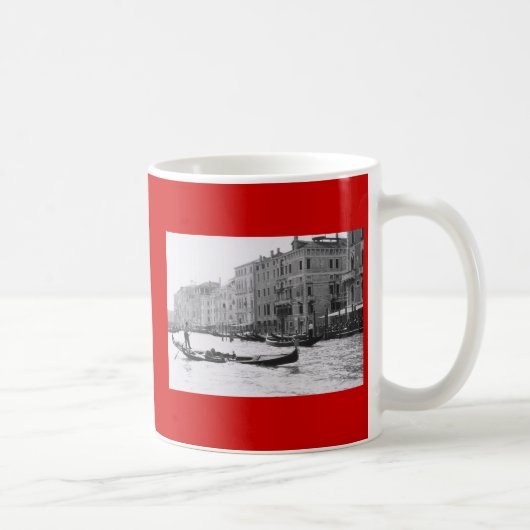 Gondel-großartiger Kanal-Kaffee-Tassen-Schale Kaffeetasse (Rechts)