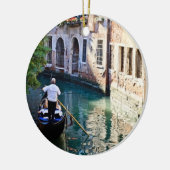 Gondel in Venedig, Italien Keramik Ornament (Links)