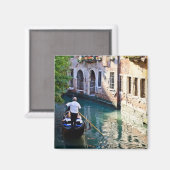 Gondel in Venedig, Italien Magnet (Vorderseite/Rückseite)