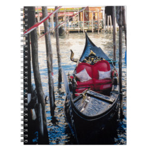 Gondel in Venedig, Italien Notizblock