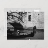 Gondel in Venedig, Italien Postkarte (Vorne/Hinten)