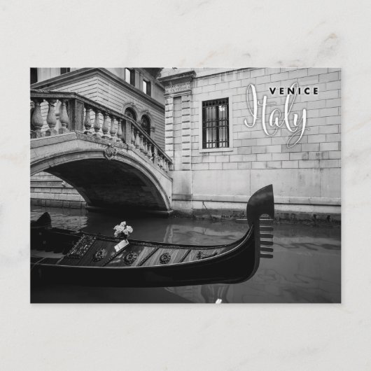 Gondel in Venedig, Italien Postkarte (Vorderseite)