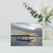 Gondel in Venedig, Italien Postkarte (Stehend Vorderseite)