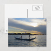 Gondel in Venedig, Italien Postkarte (Vorne/Hinten)
