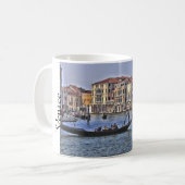 Gondel in Venedig Kaffeetasse (Vorderseite Links)