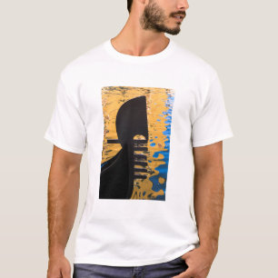 Gondel und Wasserwellen, Italien T-Shirt