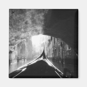 Gondel unter einer Brücke in Venedig Magnet