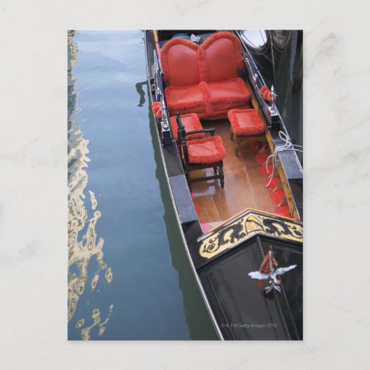 Gondel Venedig Italien Postkarte (Vorderseite)