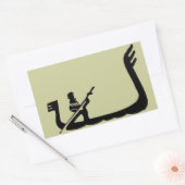 Gondel, Venedig Rechteckiger Aufkleber (Umschlag)