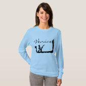 Gondel, Venedig T-Shirt (Vorne ganz)