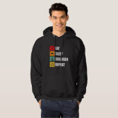 Gondelbahn mit Aussicht Sass Café - Wine Bar Hoodie (Vorne ganz)