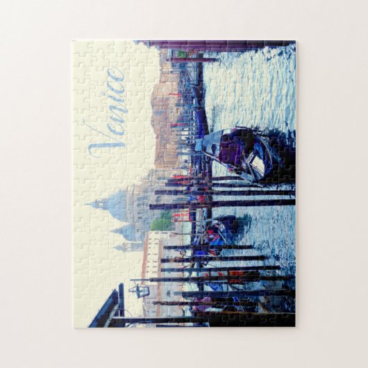 Gondelbahn Venedig, Venedig Italien Puzzle (Vertikal)