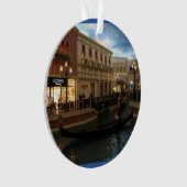Gondelfahrt auf dem Venezianischen Schmuckstück Ornament (Vorderseite)