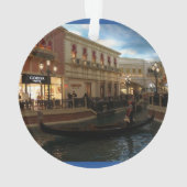 Gondelfahrt auf dem Venezianischen Schmuckstück Ornament (Rückseite)