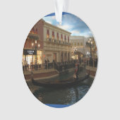 Gondelfahrt auf dem Venezianischen Schmuckstück Ornament (Vorderseite)