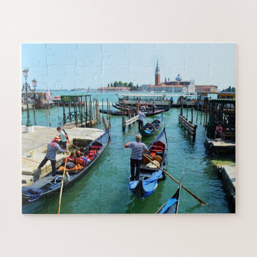 Gondelfahrt in Venedig Puzzle (Horizontal)
