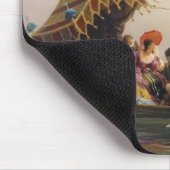 Gondelfahrt von Arnold Corrodi Mousepad (Ecke)
