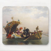 Gondelfahrt von Arnold Corrodi Mousepad (Vorne)