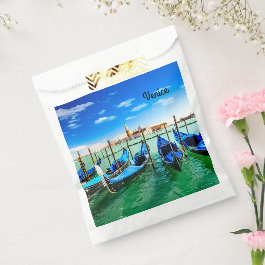 Gondeln am Canale Grande in Venedig Geschenktütchen (Versiegelt)