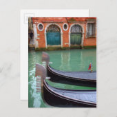 Gondeln am Canale Grande, Venedig Postkarte (Vorne/Hinten)
