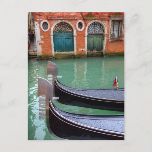 Gondeln am Canale Grande, Venedig Postkarte (Vorderseite)