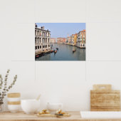 Gondeln am Canale Grande von Venedig, Italien Poster (Küche)