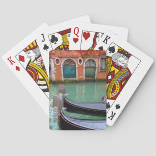 Gondeln am Grand Canal, Venedig Spielkarten