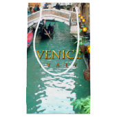 Gondeln auf einem venezianischen Kanal Kleine Geschenktüte (Vorderseite)
