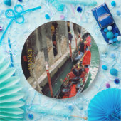 Gondeln auf einem venezianischen Kanal Pappteller (Party)