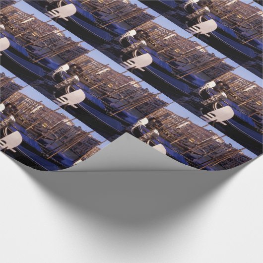 Gondeln Geschenkpapier (Ecke)