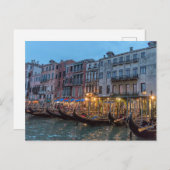 Gondeln im Foto von Venedig Postkarte (Vorne/Hinten)