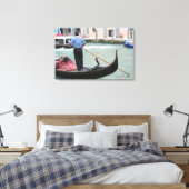 Gondeln im Kanal von Venedig Leinwanddruck (Insitu (Schlafzimmer))