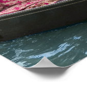 Gondeln im Kanal von Venedig Poster (Ecke)