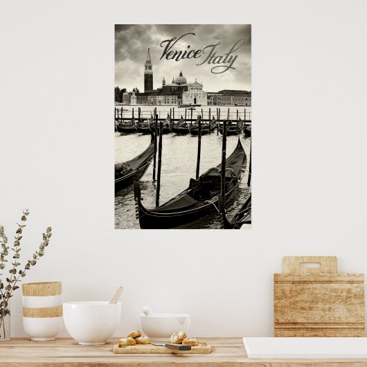 Gondeln in Rache Poster (Küche)