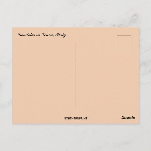 Gondeln in Vence Italien Postcard Postkarte (Rückseite)