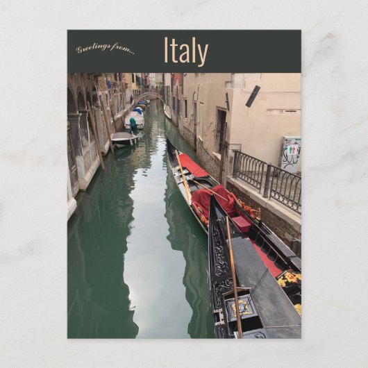 Gondeln in Vence Italien Postcard Postkarte (Vorderseite)