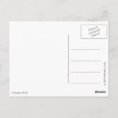 Gondeln in Venedig in Schwarz-Weiß Postkarte (Rückseite)