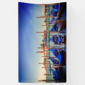 Gondeln in Venedig, Italien Banner (Vertikal)