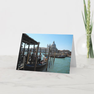 Gondeln in Venedig, Italien Feiertagskarte