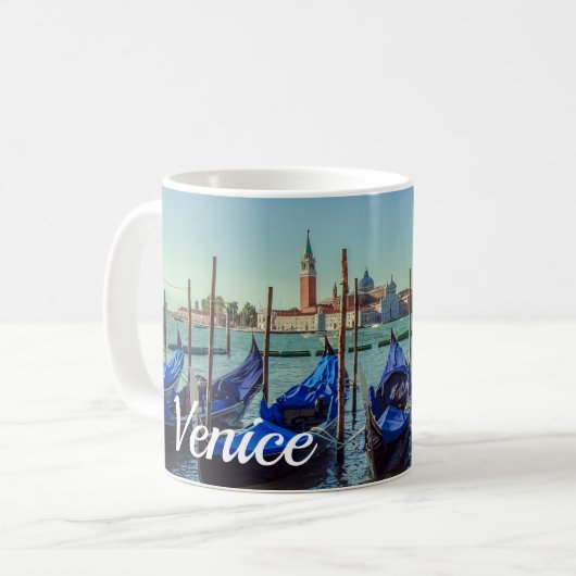 Gondeln in Venedig, Italien Kaffeetasse (Vorderseite Links)