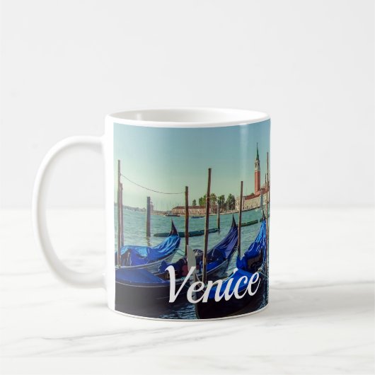 Gondeln in Venedig, Italien Kaffeetasse (Links)