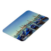 Gondeln in Venedig, Italien Magnet (Linke Seite)