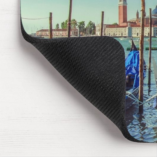 Gondeln in Venedig, Italien Mousepad (Ecke)